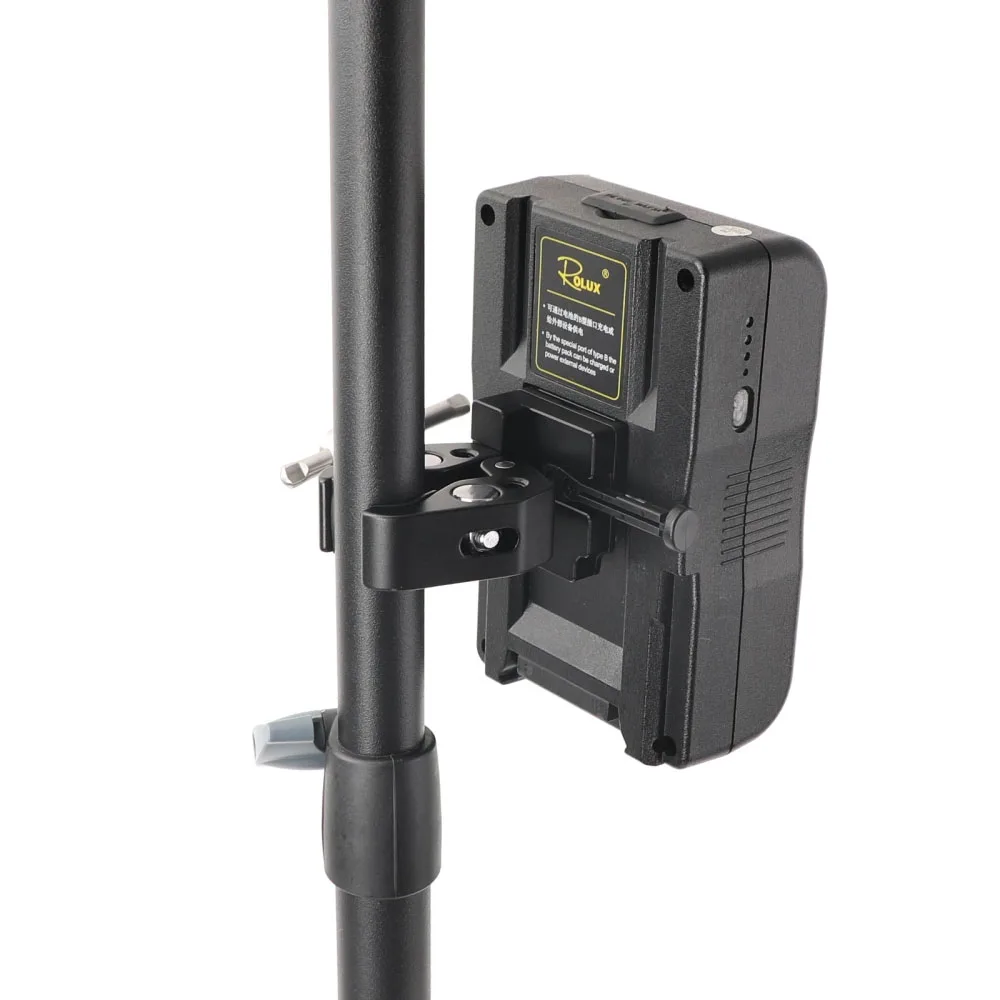 CAMVATE スーパー クランプ + ユニバーサル V ロック マウント クイック リリース アダプター DSLR カメラ バッテリー スーパー クランプ用