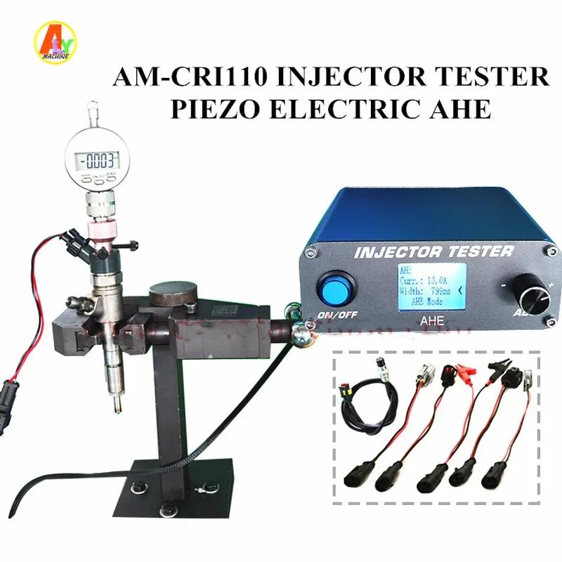 

AM-CRI110 Diesel Common Rail Injector Tester Simulator with AHE Test for Bosch Delphi Cummins Siemens CAT C7 C9 HEUI Piezo