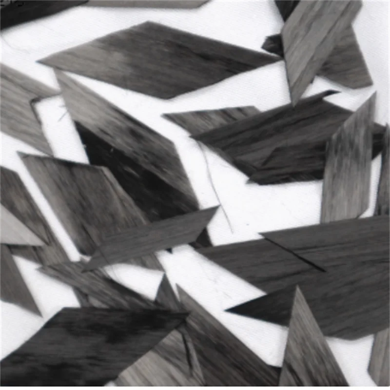 Flake Forged Carbon Fiber 42mm Diamond Shaped Chopped Strand Short Cut High Strength Car Motorcycle Bike Modification
