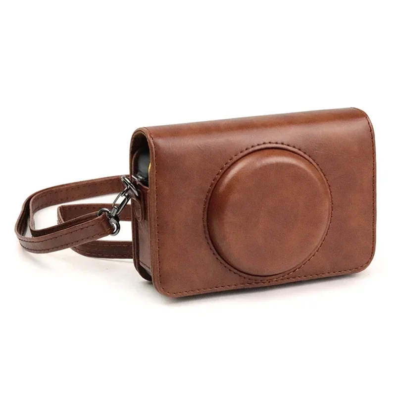 For C210R  Shot 2 Retro PU Leather Camera Bag Camera Protctive Pocket for Case Replacement Accessories