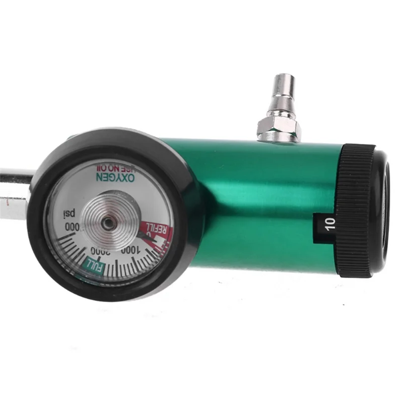 N11R Sauerstoff Regler Für Haushalt Sauerstoff Manometer Regulierung Durchflussmesser Barb Outlet Düse