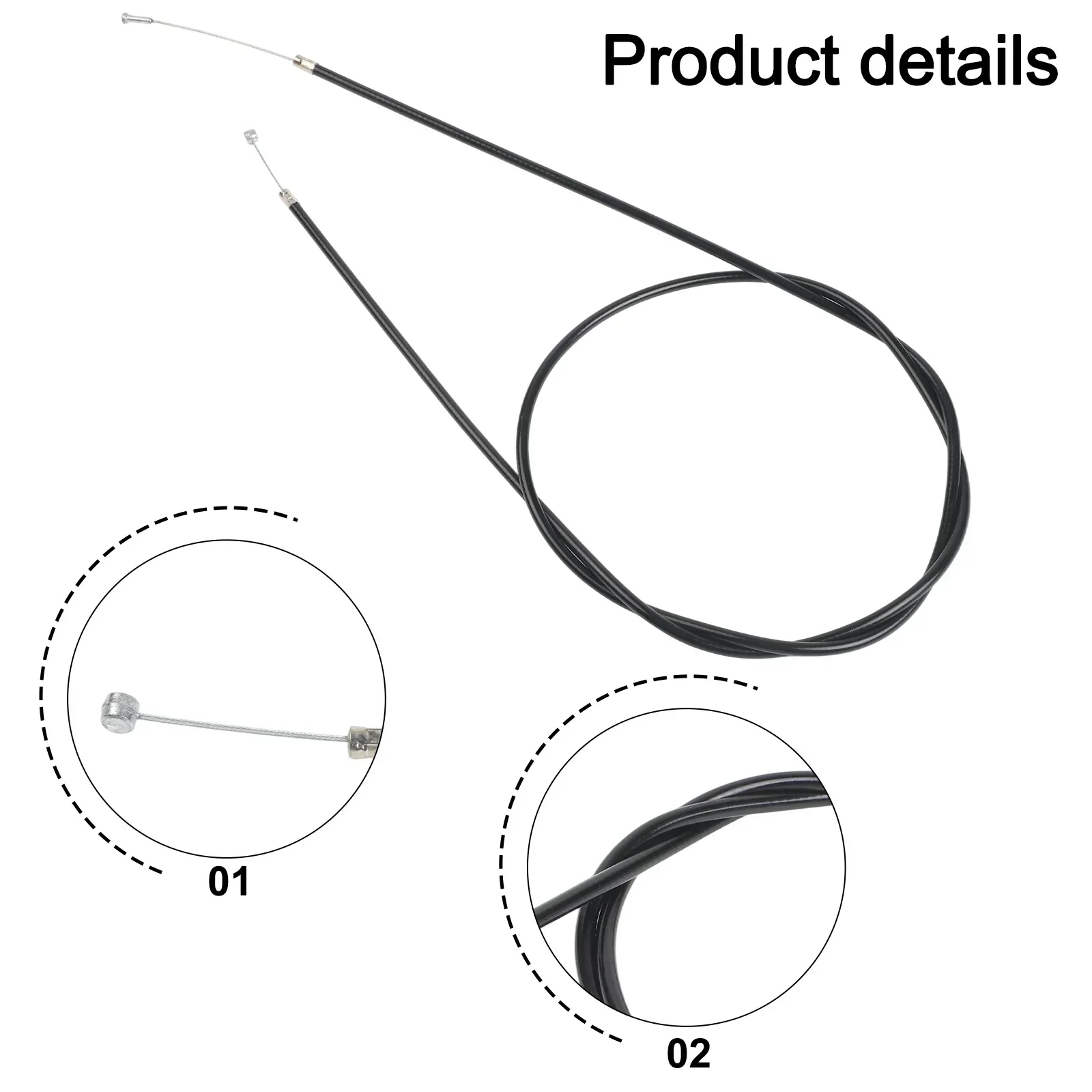 

Трос дроссельной заслонки для воздуходувки-рюкзака, трос дроссельной заслонки для ухода за газоном, для воздуходувки, увеличенный срок службы, чувствительное управление