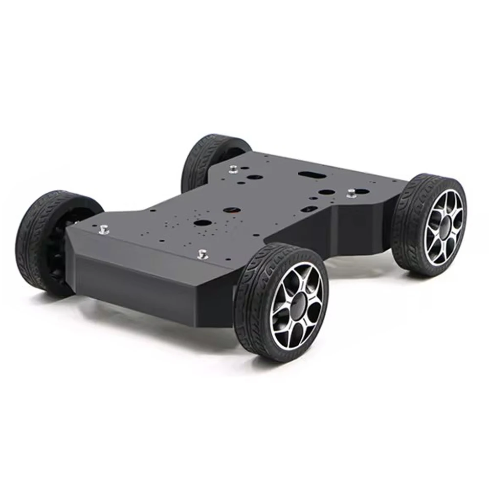 25KG Load Ackerman Robot Car ROS Unmanned Vehicle Chassis Industrial CNC Machining Shell Swing Suspension Omnidirectional Car