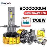 ACTVTCA 1700W H7 H4 H11 Led Lamp Led Lights For Car H1 H3 H8 H9 HB3 9005 HB4 9006 9012 9007 12V 24V Led Headlight Bulb