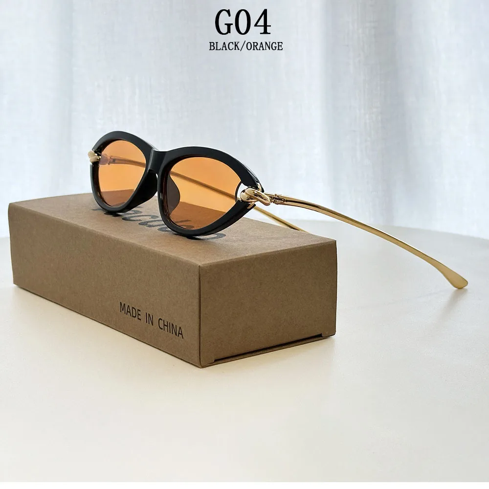 2026 Trendige Cat-Eye-Sonnenbrille für Damen – Luxuriöse Outdoor-Sonnenbrille mit UV-Schutz im Punk-Vintage-Stil – Detail 7