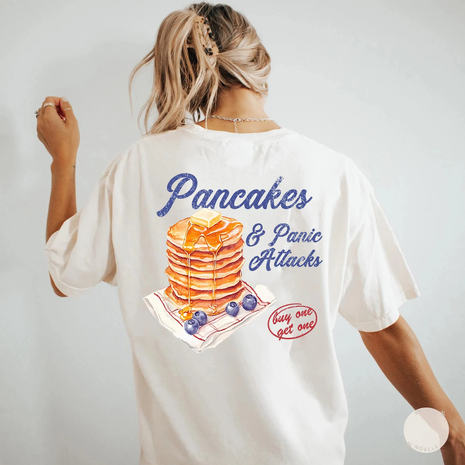Y2K Buttercream Graphic Tee — "The Soft Hit"