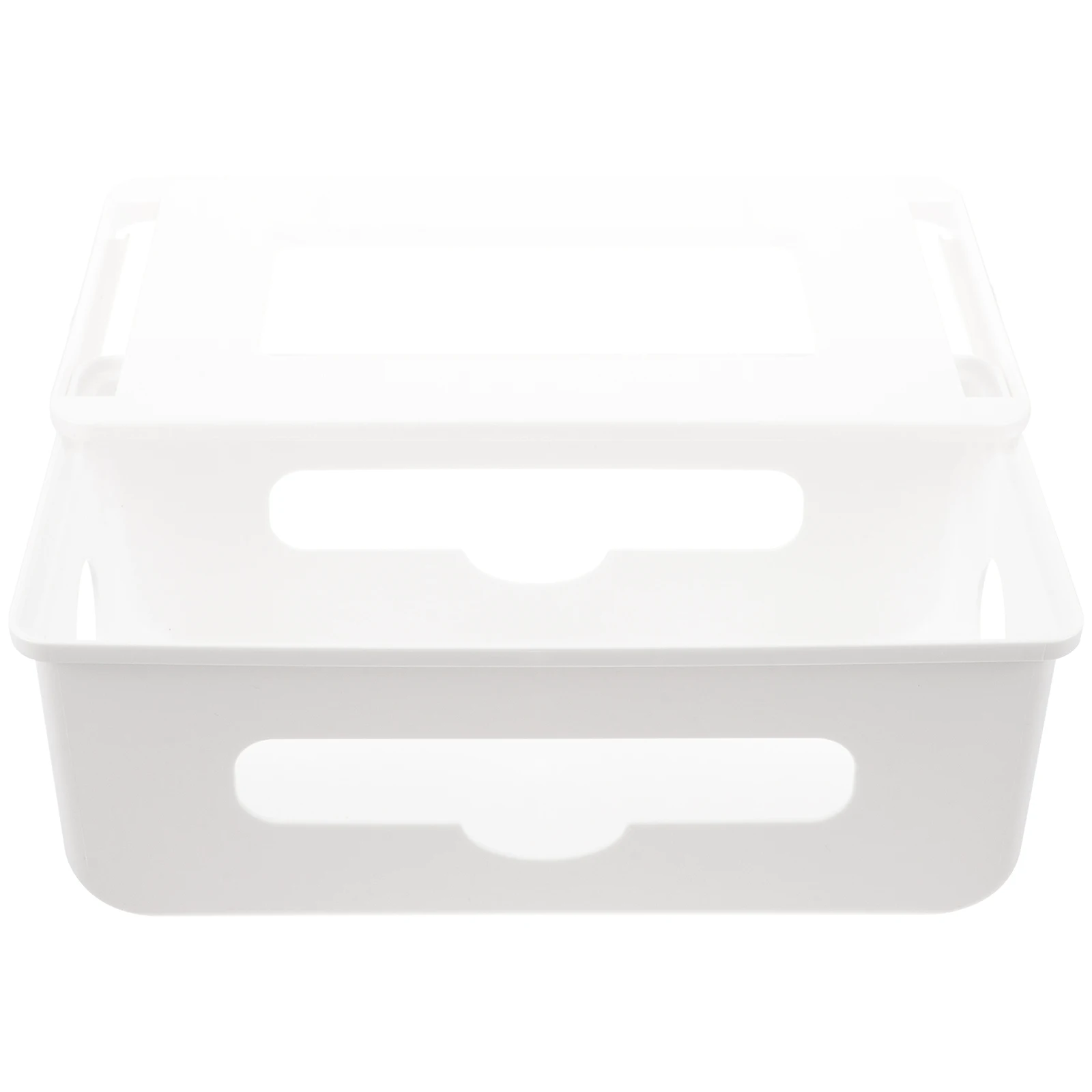 

Napkin Storage Box Hidden Sticky Drawer under Desk ganizer White Color Office Supplies Tissue Holder Desktop Bath