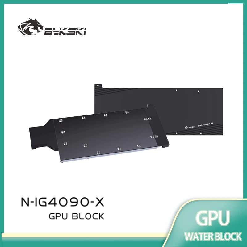 

Блок охлаждения GPU Bykski для видеокарты Colorful iGame RTX 4090 Single Turbine / T2, материал — красная медь, N-IG4090-X