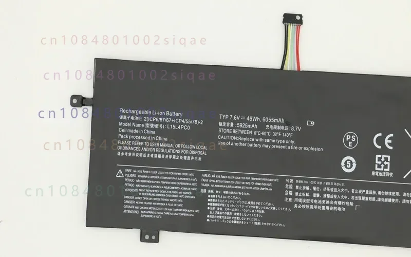 For lenovo xiaoxin air 13 pro 710s-13ikb/isk l15l4pc0 laptop battery