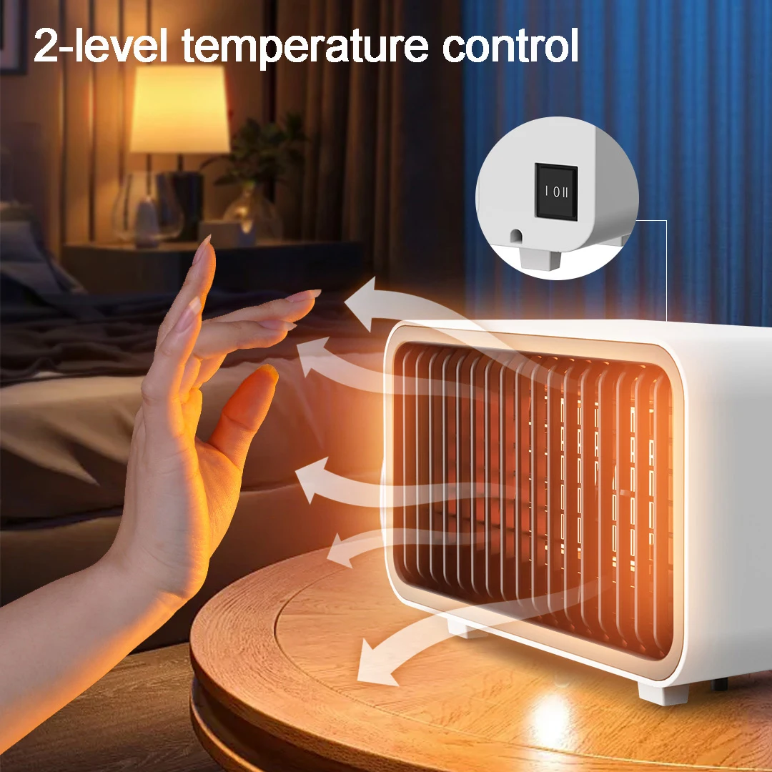 Xiaoda 220 فولت سخان سطح المكتب صغير محمول سخان داخلي 900 واط PTC 3-ثانية التدفئة 30dB الضوضاء الشتاء مكتب التدفئة تجفيف الملابس