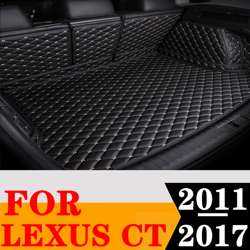 

Custom Full Set Car Trunk Mat For LEXUS CT 2017 2016 2015 2014 2013 2012 2011 Rear Cargo Liner Tail Boot Tray luggage Pad Parts