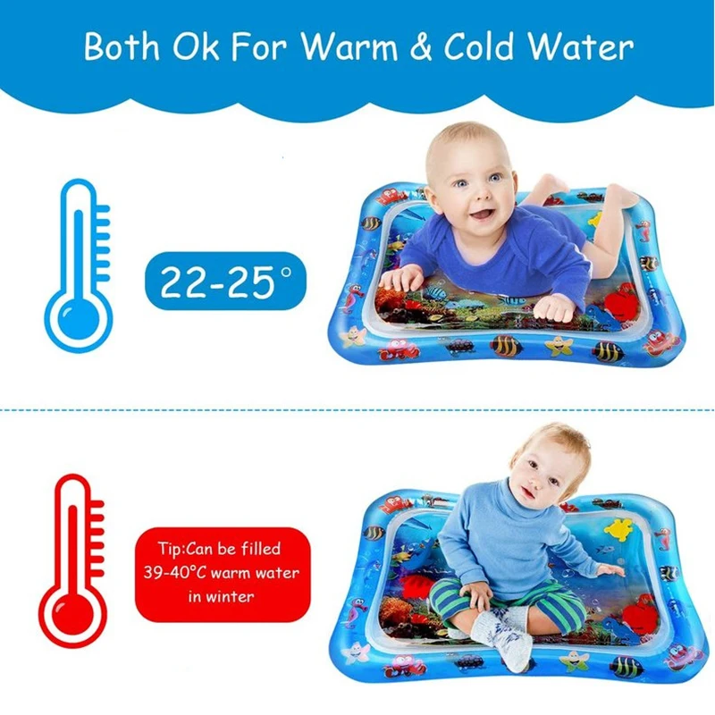 Coussin Gonflable en Polymères d'Eau pour Bébé, Jeu pour Enfant, Éducation Précoce, Développement, Jouet d'Été