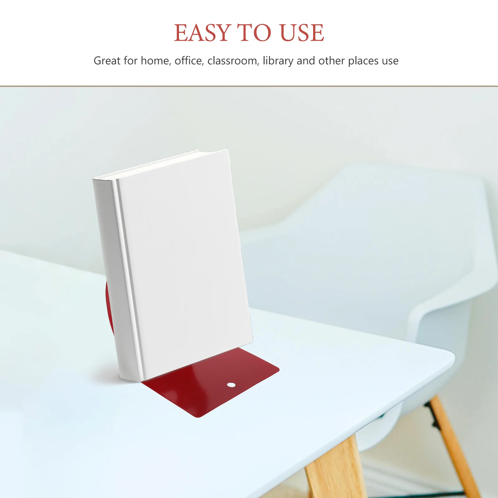 Elefanten-Buchstütze, Metall, dekorativer Cartoon-Tier-Buchhalter, rutschfest, robust, Regal-Organizer, Büro-Schreibtisch, Zeitschriftenhalter