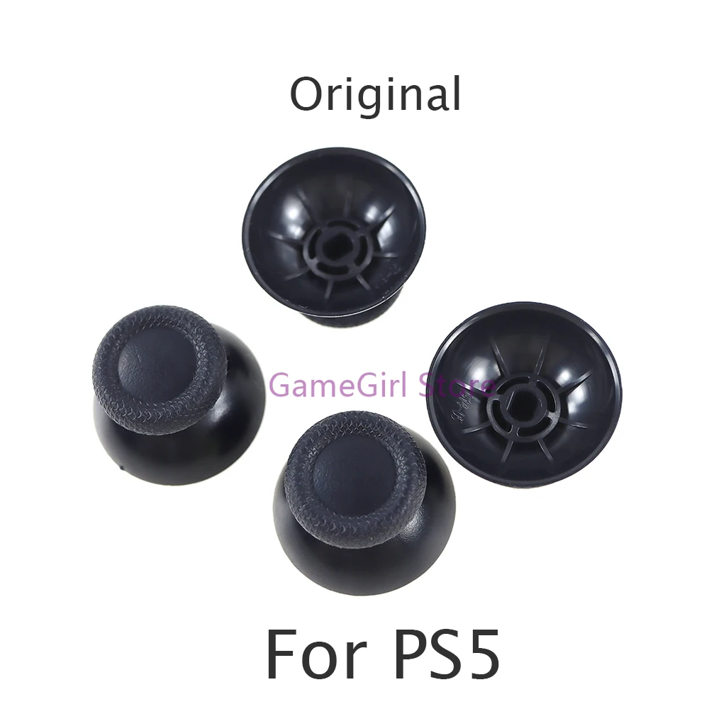 100pcs Original Black 3D Analog Joystick Stick Mushroom Cap For PlayStation 5 PS5 Controller Thumbstick Cover