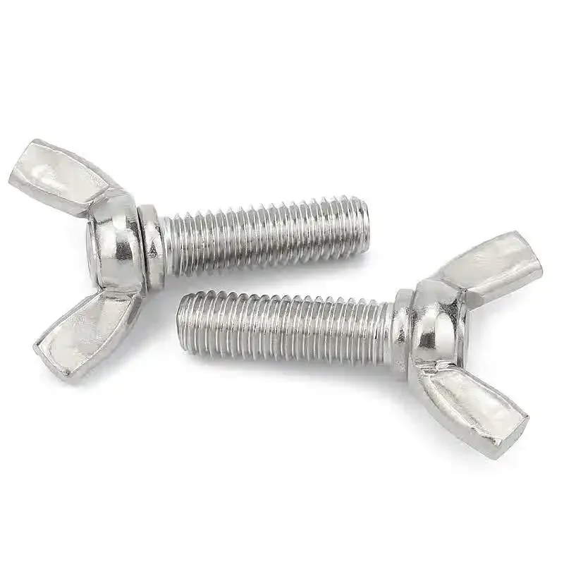 M3 M4 M5 M6 M8 M10 Wing Bolts Butterfly Screw 304 Stainless Steel Wing Head Thumb Screws