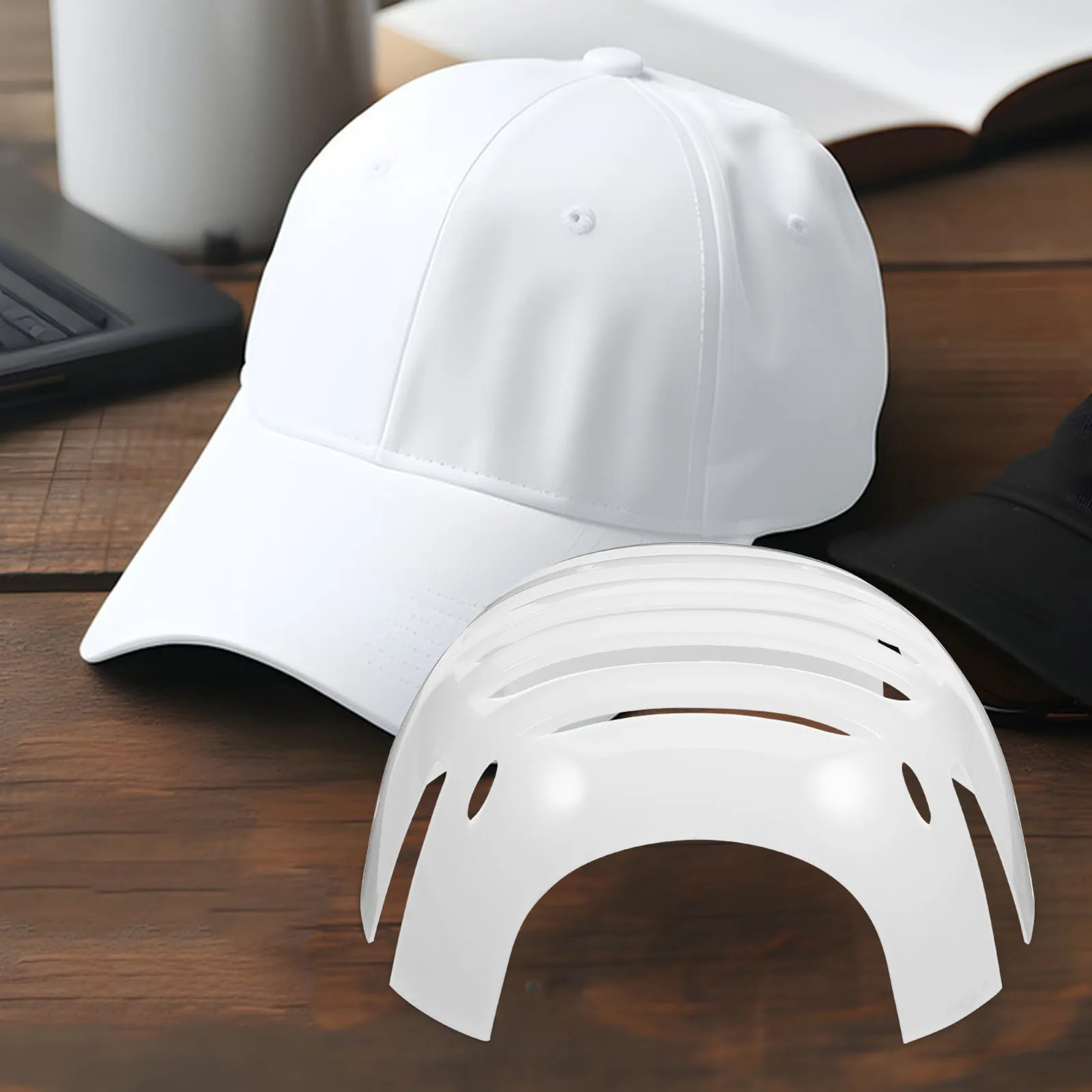 Baseball Cap Liner Pe Material Lightweight Durable Insert Shell For Outdoor Sports Safety Hat Liners Protective Bump Cap