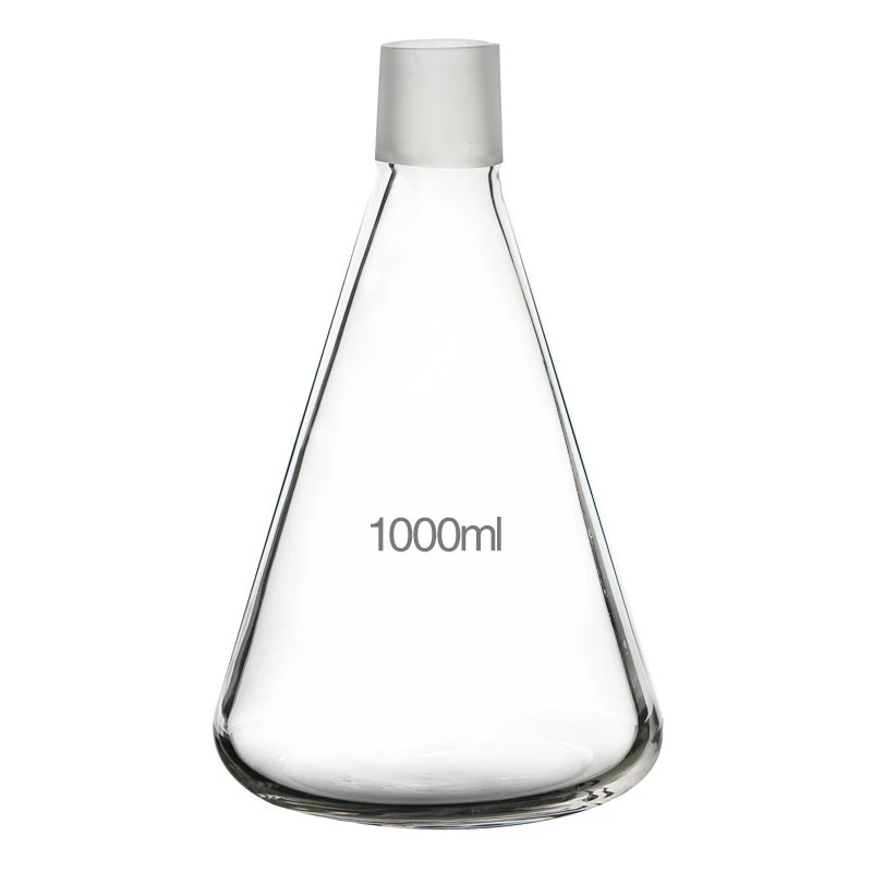 Solvent Filter Matching Triangular Flask 1000ML 500ML 250ML 2L 5L Sand Core Bottle, Conical Bottle