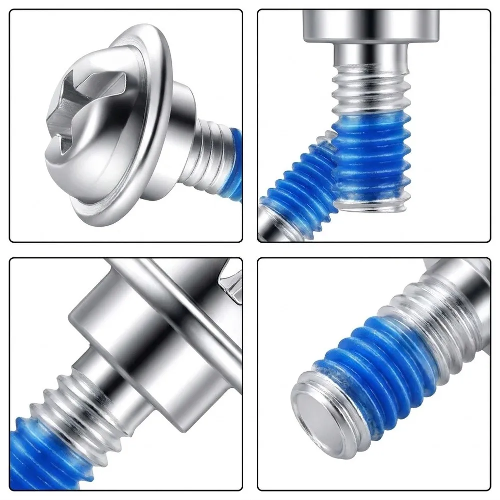 For Titanium Coated Stainless Steel For Blades for MOVA 600 1000 and For DREAME A1 Robotic Mowers 36 Pcs with Screws