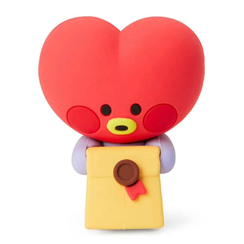 BTS Kim Tae Hyung Jeon Jung Kook Cute Cartoon Image Cup Hanging Cup Rim Suspend Doll Decoration Q-version Ornament Periphery view 4
