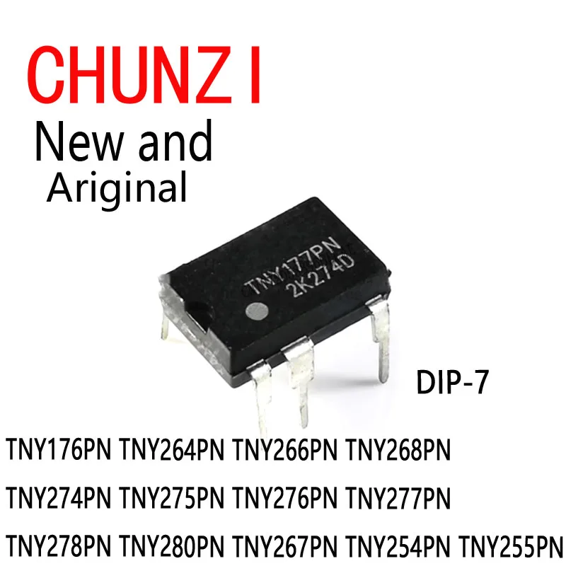 10 قطعة DIP-7 TNY176PN TNY264PN TNY266PN TNY268PN TNY274PN TNY275PN TNY276PN TNY277PN TNY278PN TNY280PN TNY267PN TNY254PN TNY255PN