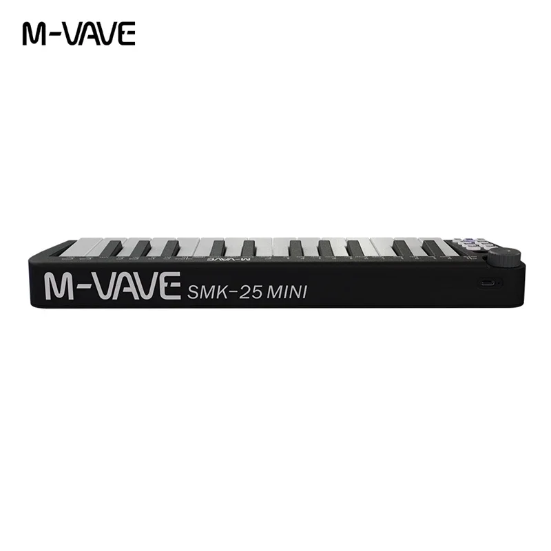 M-vave SMK-25 mini MIDI-instrumenttoetsenbord, 25-speed, ondersteunt draagbare USB draadloze verbinding