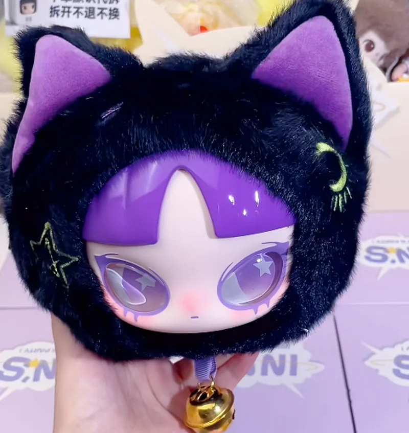 الأصلي INN يين Qiri حفلة صندوق أعمى حقيبة للحمل لعبة عصرية قلادة عرض قطعة سستة الحقيبة فتاة تمثال هدية