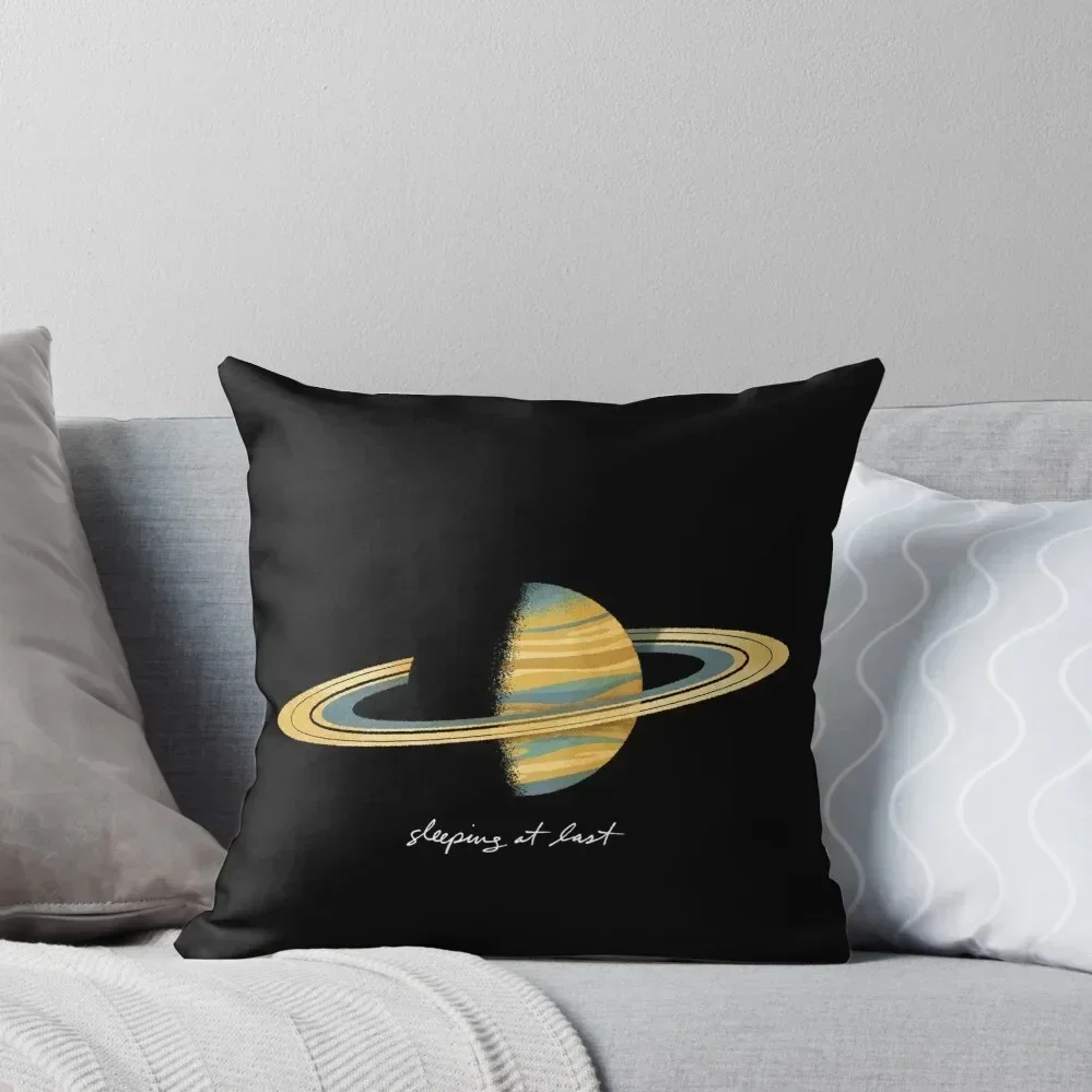 Saturn - Sleeping At Last Throw Pillow luxury decor Couch Cushions pillow