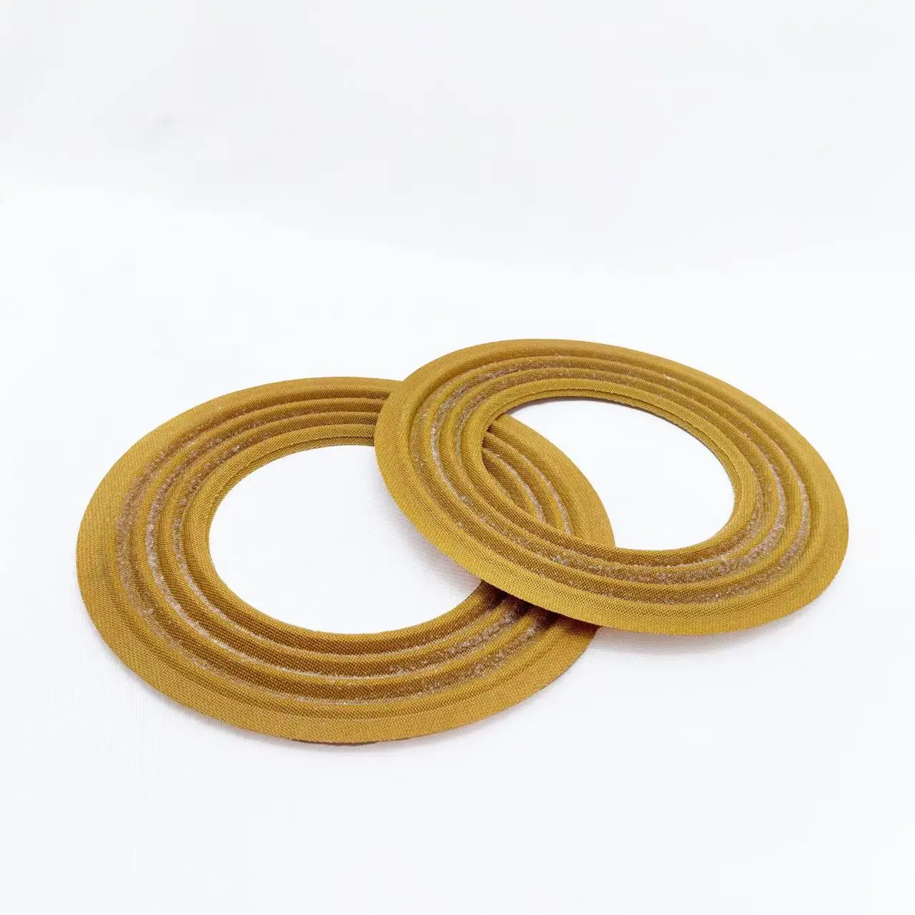 185 * 100 * 5mm Yellow PC Single-Layer Double-Layer Rebound Wave Speaker Repair Accessories