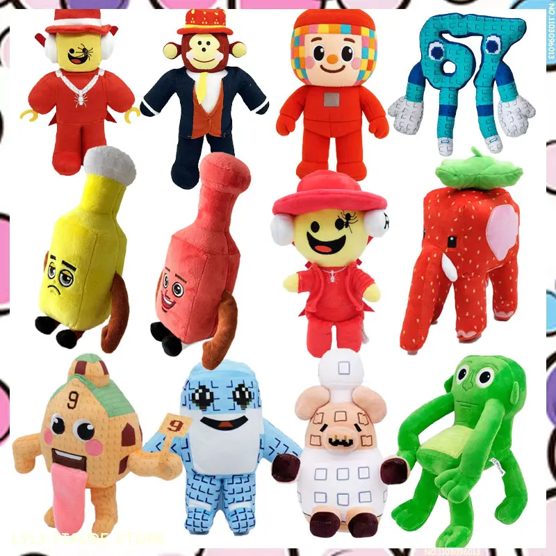 سرقة أ Brainrot Sammy Jandel أفخم لعبة الأجهزة الطرفية رقم 9 منزل أنيمي محشوة دمية الكرتون بلوشي الشكل القطن دمية هدايا الاطفال