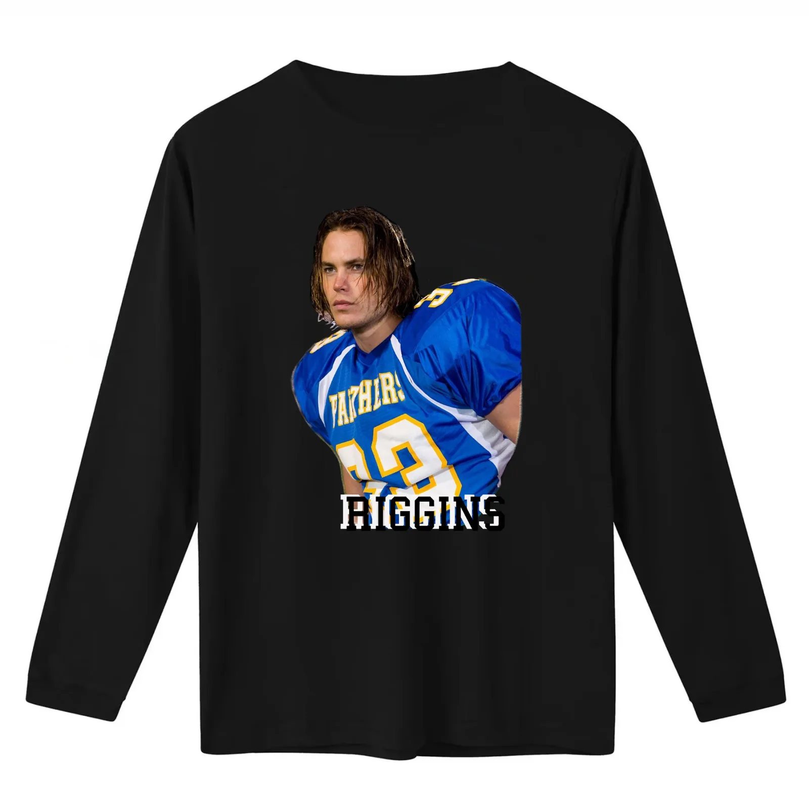 Tim Riggins T-Shirt Summer Casual Cotton Tee Oversized Streetwear Tops Vintage Graphic Print Loose Fit Short Sleeve