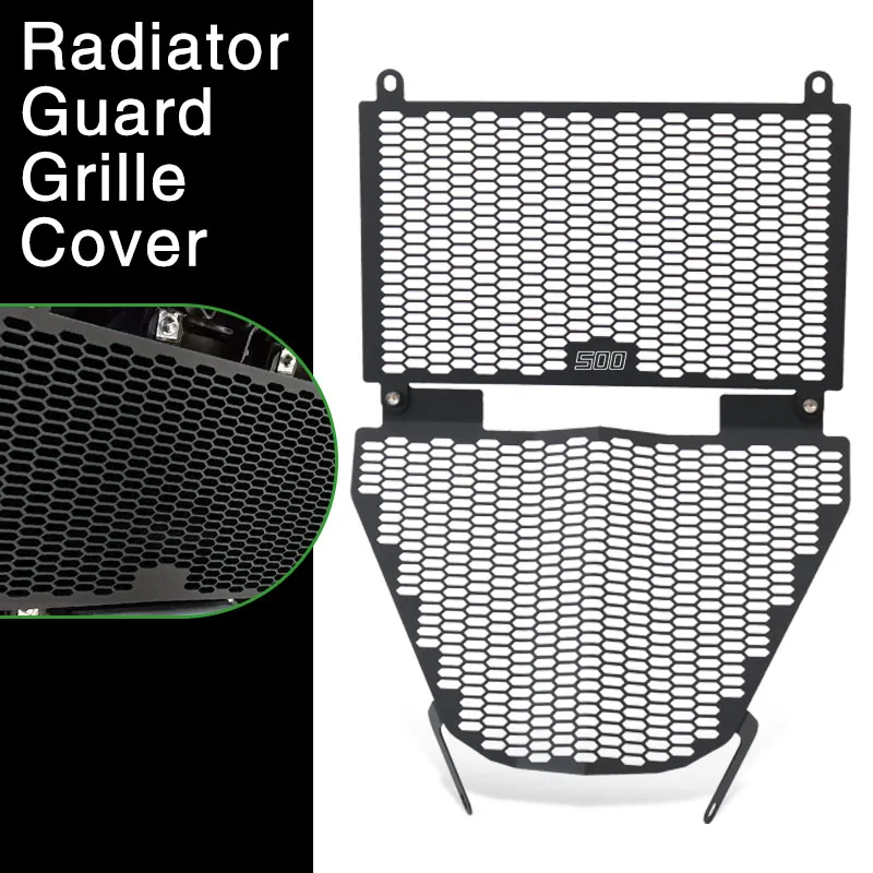 

Motorcycle Accessories Radiator Guard Grille Cover Protector Fit For NINJA500 NINJA 500 2024 2025