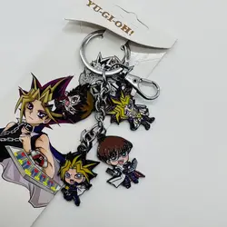 Yu-Gi-Oh! ARCV ZEXAL 5DS Figure Yugioh Yugi Muto Seto Kaiba Ryo Bakura Yusei Fudo Keychain Pendant Toys