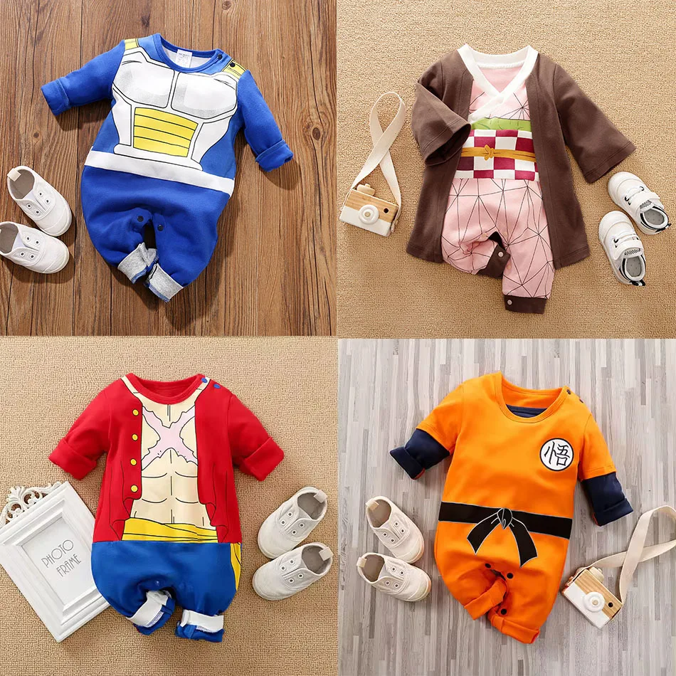 Disfraz mameluco cosplay para bebé – Luffy, Vegeta, Akatsuki - imagen 2