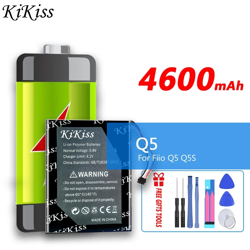 

4600mAh KiKiss Powerful Battery Q 5 For Fiio Q5 Q5S Digital Batteries