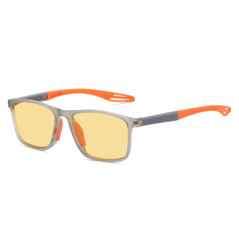 2026 Unisex Nachtsicht-Lesebrille Modische Vintage Gelbe Gläser Brillengläser für Damen und Herren TR90 Sportbrille Weitsicht – Detail 3