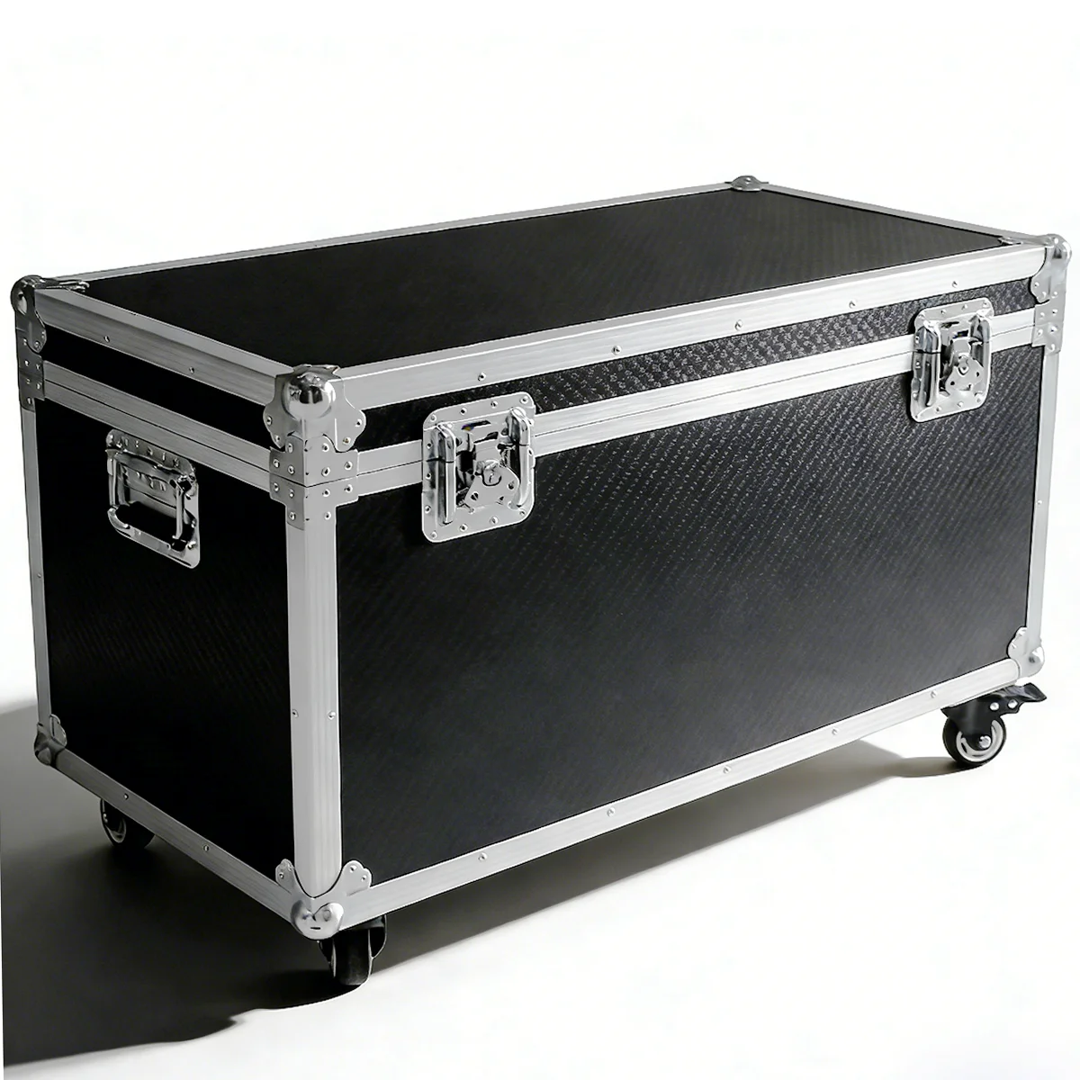 China Manufacturer Ningbo Factory Custom Large Dimension Durable Aluminum Flight Traveling Transportation Case with Wheels