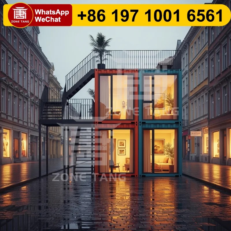 

Small House Modular Labor Camp Prefab Home Wind Resistance Container Buildings Ecological Rapid Assembly Multi Room Insulation