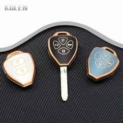 TPU Car Key Cover Case Shell Fob For Toyota Corolla Camry Reiz RAV4 Crown Avalon Venza Matrix Blank Yaris Scion Auto Accessories