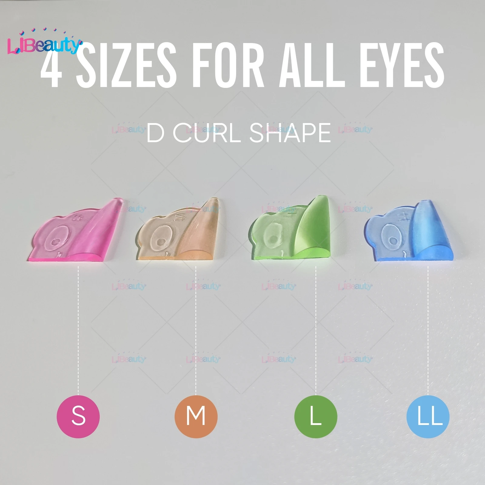 Libeauty 4 Paar Gratis Lijm Siliconen Wimper Perm Pads Plakkerige Lash Lift Pad Tillen 3d Wimper Krultang Accessoires Make-Up Tools