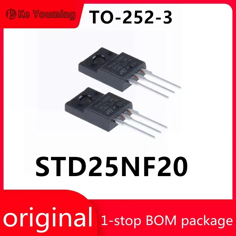 1PCS Transistor FET and MOSFET, Integrated Circuit IC, Transistor, STD25NF20 TO-252-3, Transistor