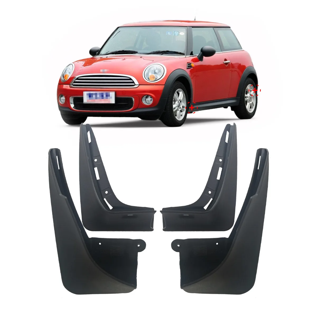 

Suitable for 07-13 Mini MINI Cooper R56 R57ClubmanR55Mudguards fenders