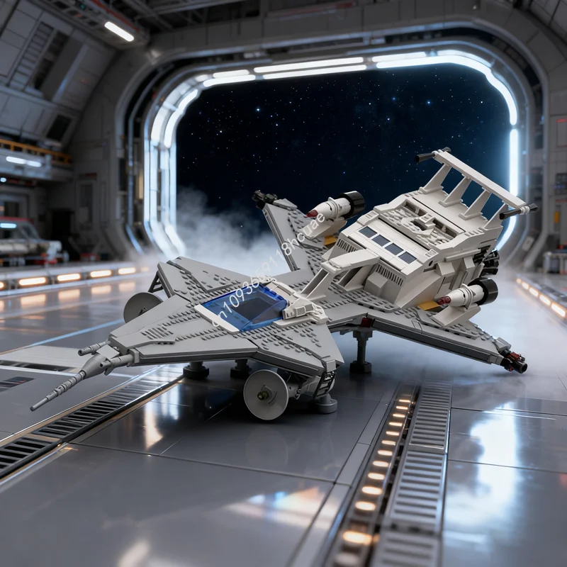 

1368pcs MOC Starfleet Voyager Smaller Version Model Building Blocks Toy Architecture DIY Creative Idea Christmas Gift Birthday