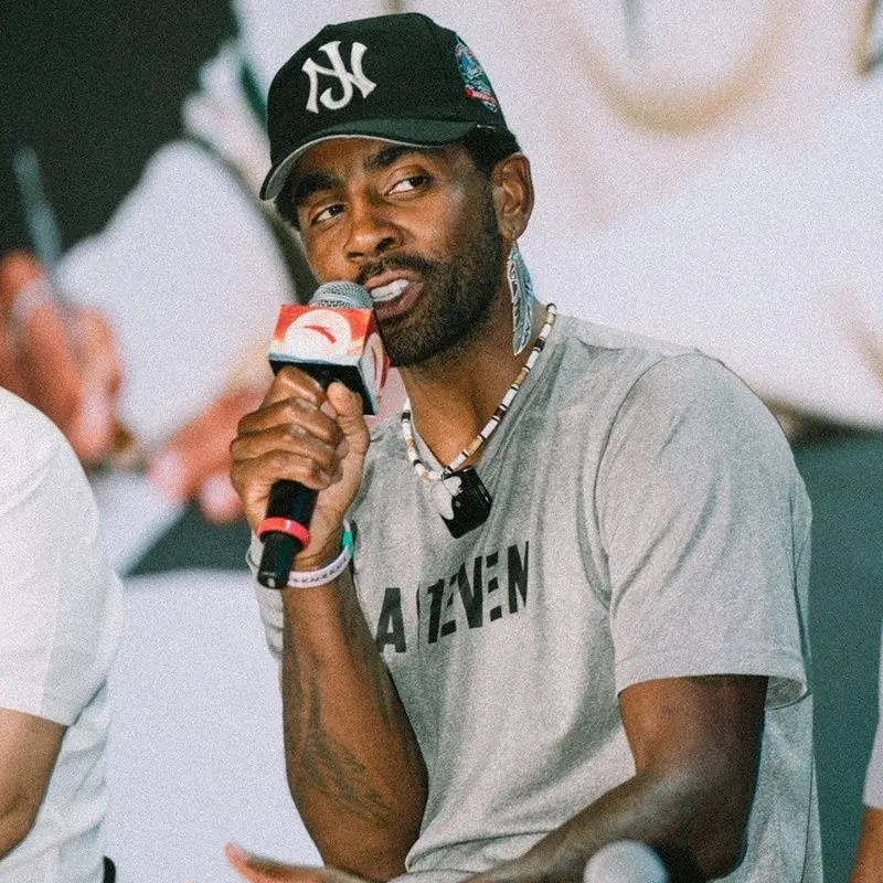 Футболка с короткими рукавами Mavericks Irving A11even с буквенным принтом, одинаковый свободный тренировочный костюм из чистого хлопка для баскетбола