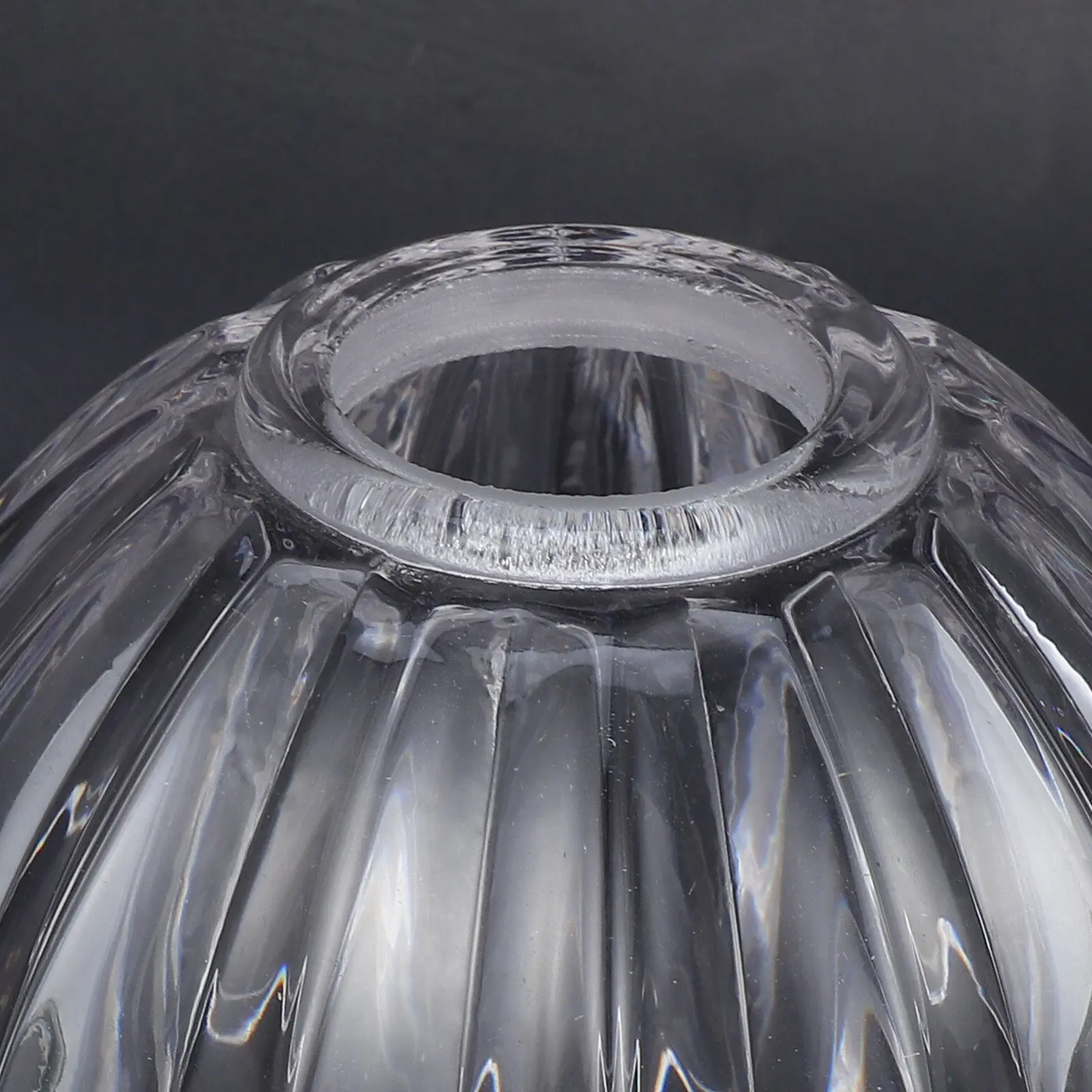 Pumpkin Glass Lamp Shade Handcrafted Clear Decorative Pendant Light Cover for Bedroom Study Hallway Living Room Rustic Farmhouse