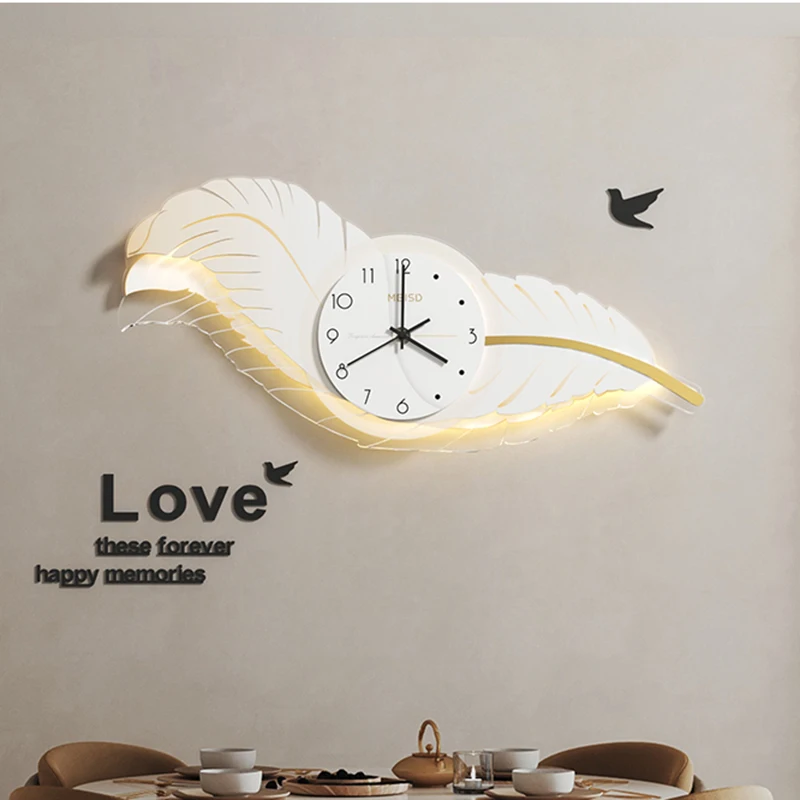 Decorative Digital Clock Large Creative Simple Modern Nordic Wall Clock New Design Cute Relogio Parede Wall Decoration Items