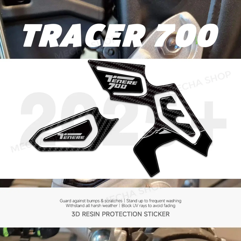 Motorcycle Accessories 3D Stickers for Ténéré 700 Tenere 700 2025 2026 3D Resin Decal Kit