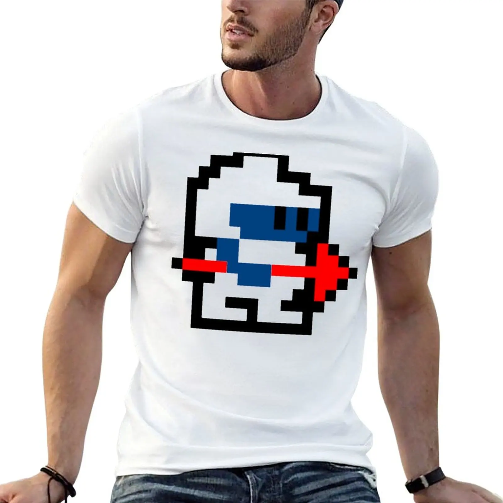 Camiseta Dig Dug para hombre, camisetas gráficas para hombre, camisetas para hombre
