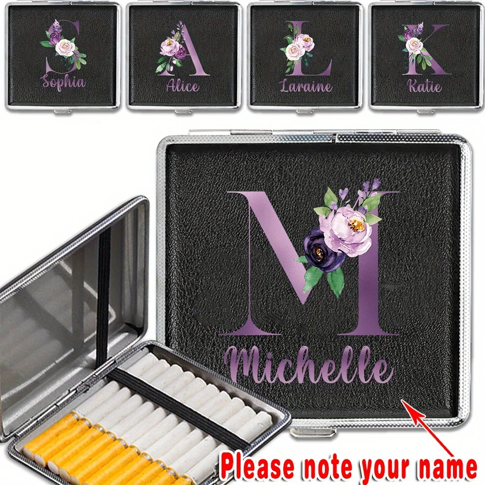Customized Name Lightweight Cigars Protective Case Cigarette Case Pocket Fit Design For Office Breaks & Weekend Trips