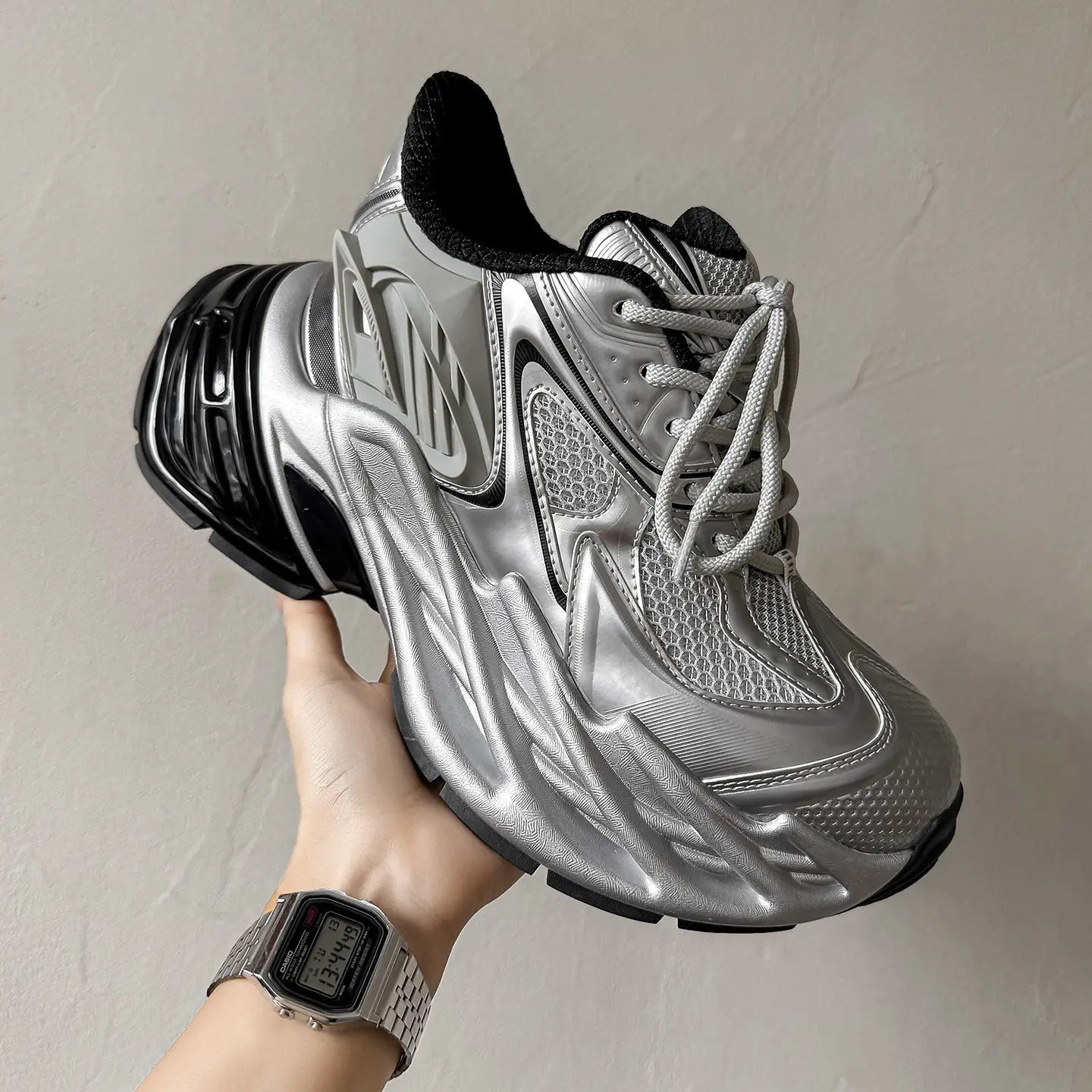 2026 New 10CM Thick-soled Heightening Casual Versatile Couple Sports Versatile Fashion Heightening Dad Shoes