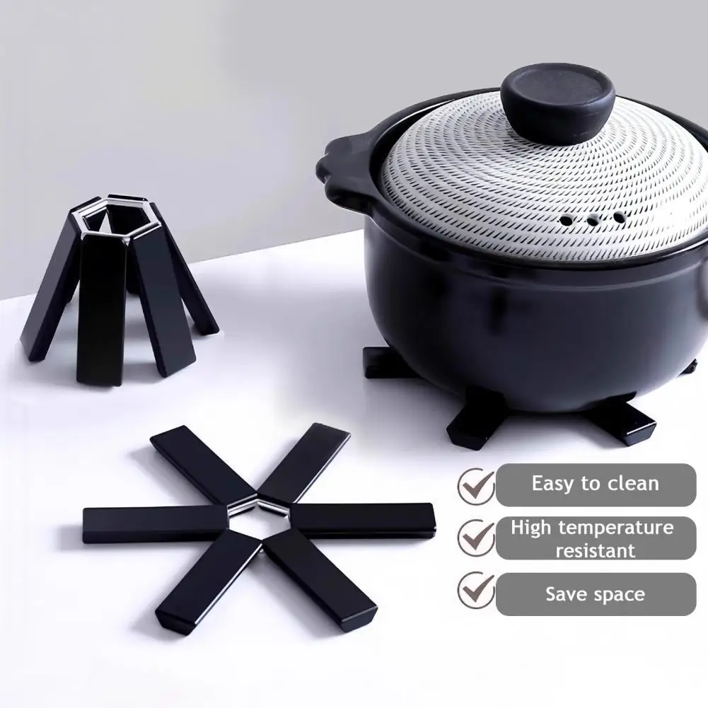 

Folding Hot Pad Folding Insulation Pad Folding Heat Resistant Trivet Insulation Pad for Kitchen Countertop Pot Pan Protectors